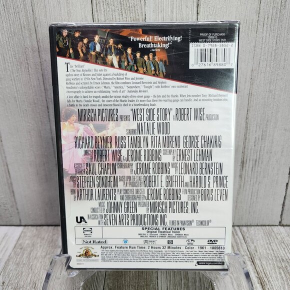 West Side Story - DVD 2003 by Natalie Wood - NEW! - Picture 2 of 3